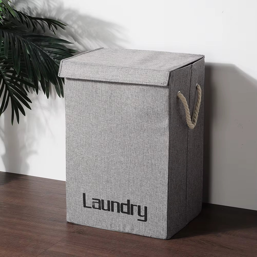 【】Basket Laundry Bin Household Storage Bin for Bedroom Camping Laundry