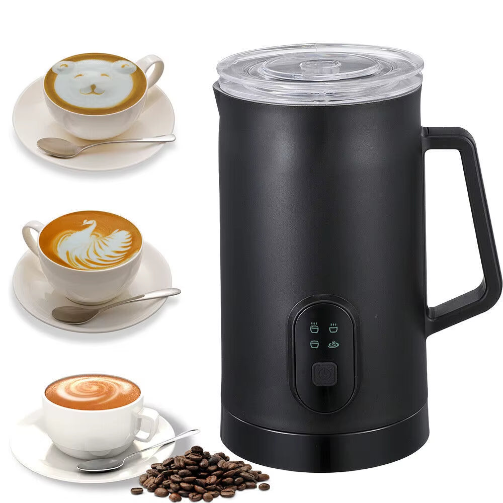 400W 4 in 1 Hot Chocolate Maker Chocoe Electric Milk Steamer Frother Black UK
