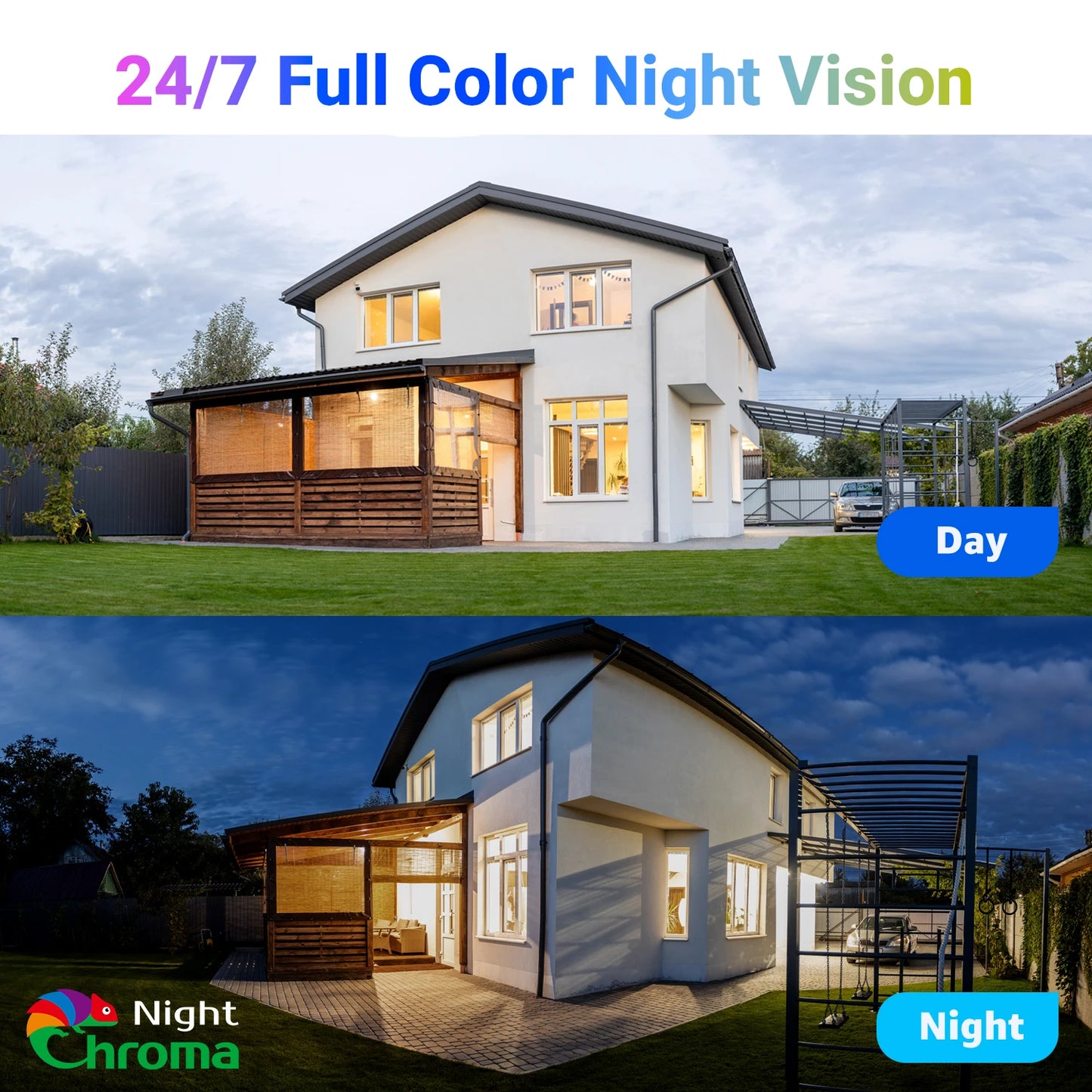 3K 5MP Poe PT Speed Security Camera Color Night Vision Motion Detection Built-In Microphone Security Protection Cameras