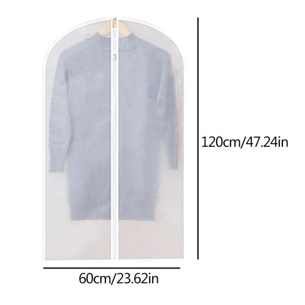 10PCS Large Hanging Suit Bags Dress Coat Jacket Clothes Cover Dust Protectors UK