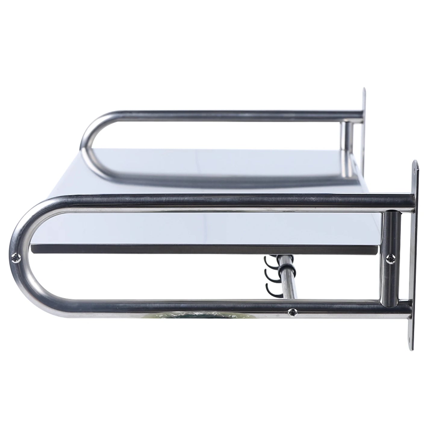 Kitchen Shelf 2KG Max Load 30KG Stainless Steel Sturdy Microwave Oven Shelf Wall-Mounted