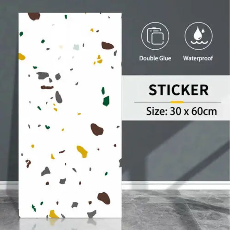10 Pack Self-Adhesive Marble Tiles Sticker Stick on Wall or Kitchen Bathroom+