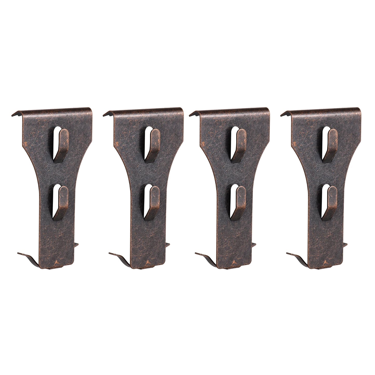 4PCS Brick Hook Clip Outdoor Hanging Hooks for 60-70Mm Brick in Height No Drilling Sliding Brick Hanger Clips