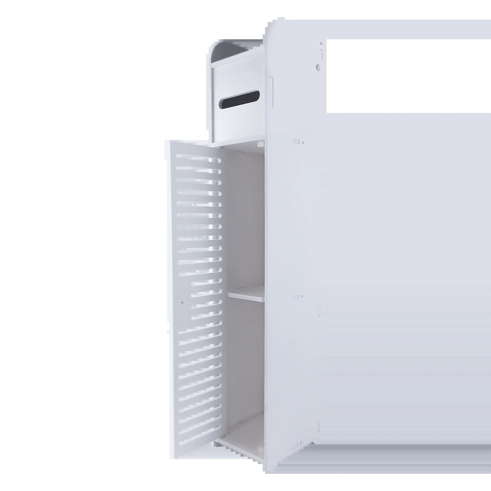 PVC Bathroom Cabinet, Storage Cabinet Unit, Free Standing Floor Cabinet for Living Room,Bedroom,Kitchen,Hallway, White
