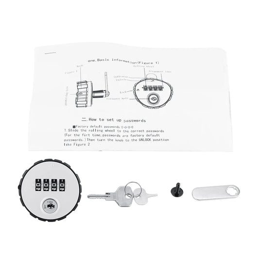 Cabinet Lock Zinc Alloy Lock Digital Zinc Alloy Combination Cam Cabinet Convenient Password Lock with Keys