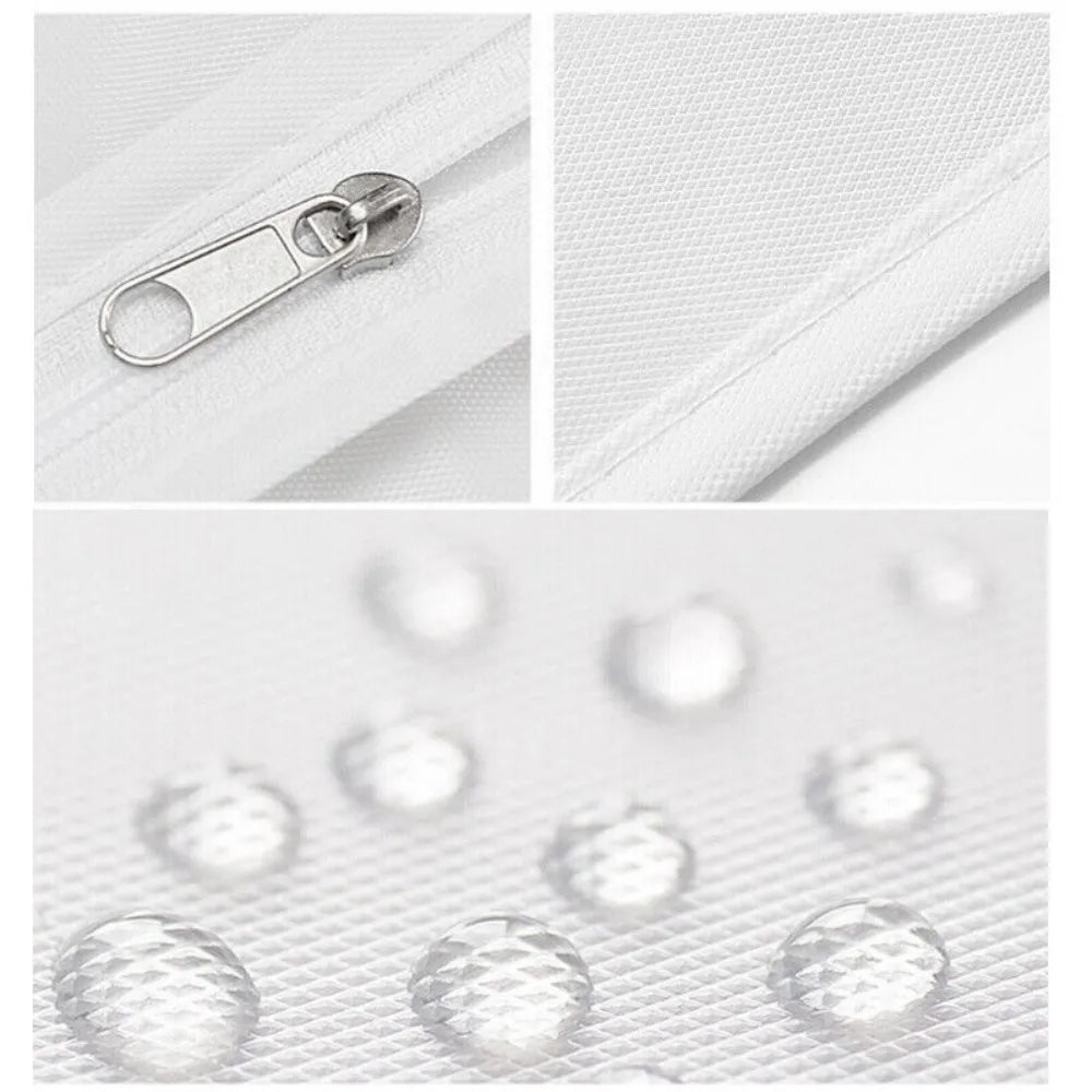 10PCS Large Hanging Suit Bags Dress Coat Jacket Clothes Cover Dust Protectors UK