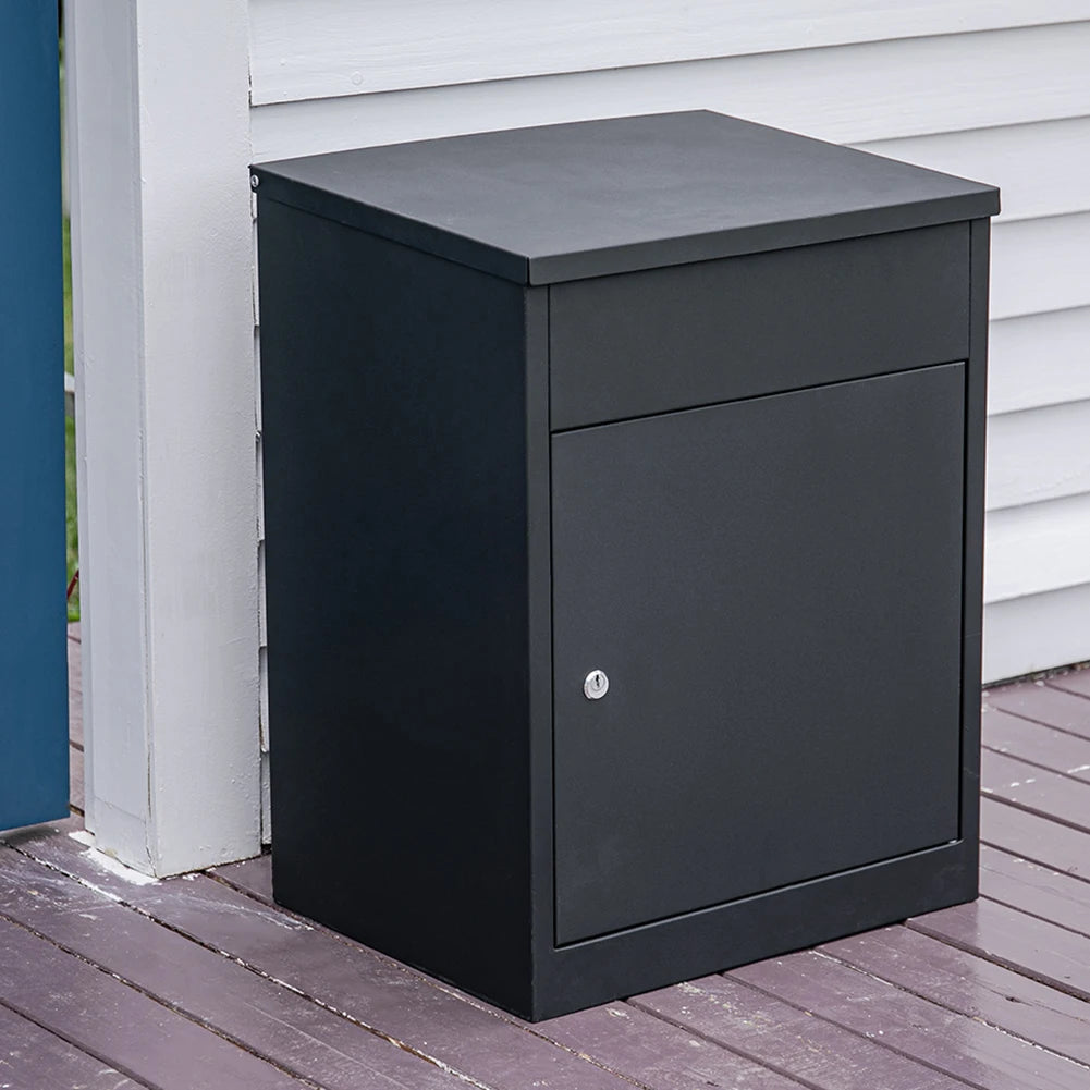 Waterproof Parcel Strength Durabilitydelivery Box for outside , 43.5Cm W X 35Cm D X 55.5Cm H