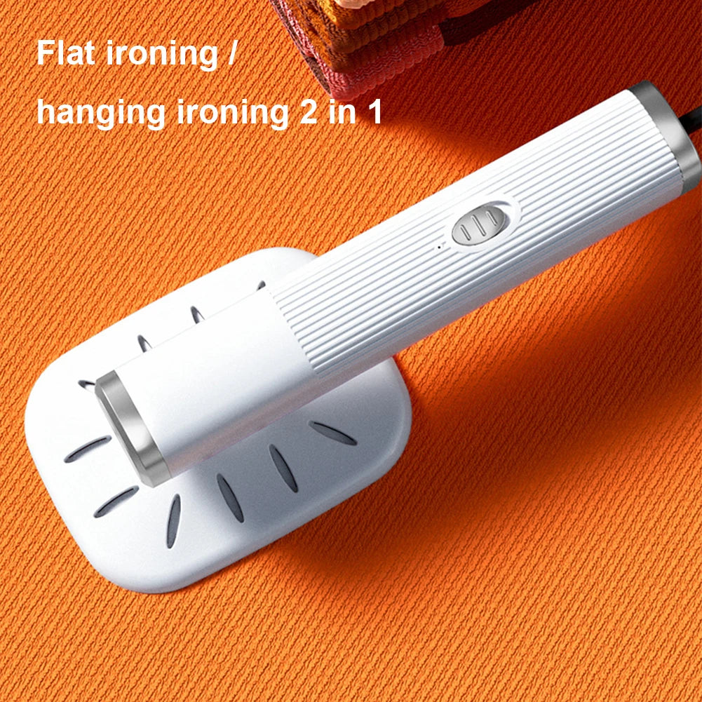 Portable Ironing Machine 360° Ironing Dry & Wet Steam Iron USB Powered Small Garment Steamer for Fabric Clothes Ironing