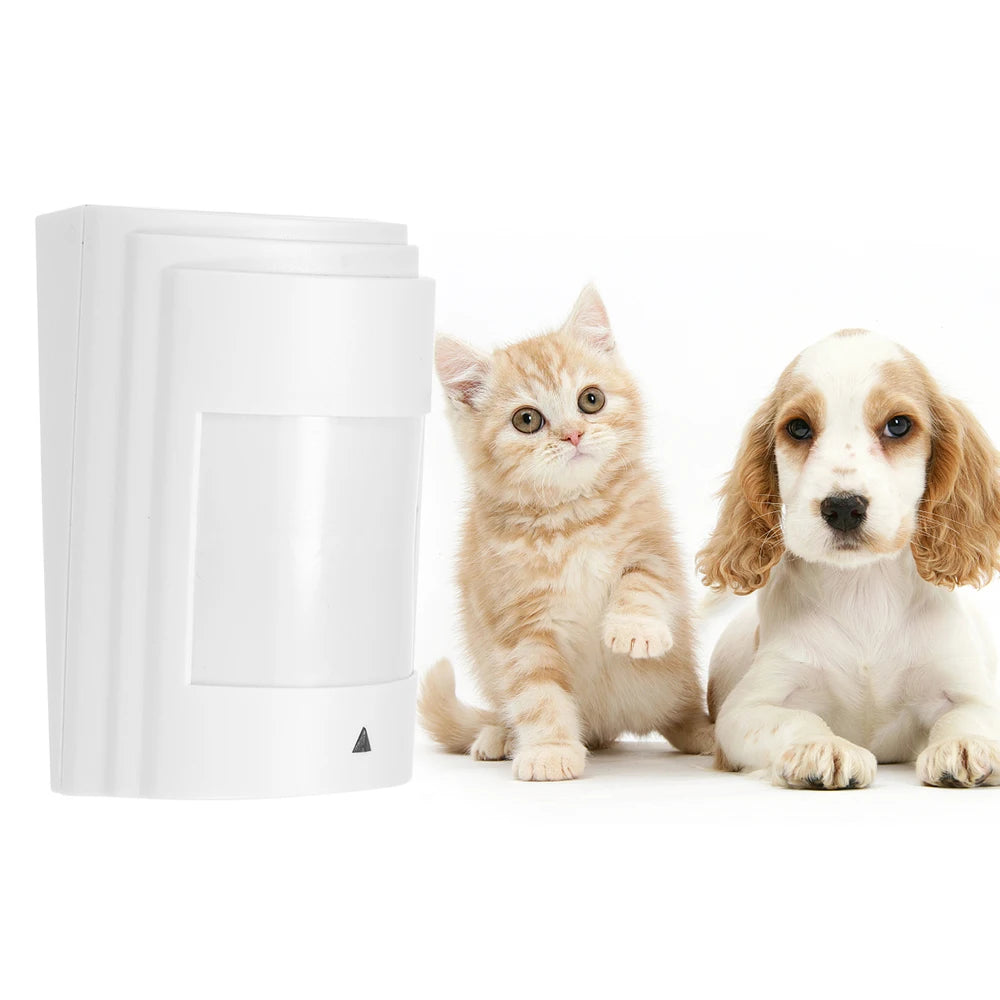 Anti-Pet PIR Motion Sensor Wall Hanging Wired Alarm Dual Infrared Detector Pet Immune for Home Burglar Security Alarm System