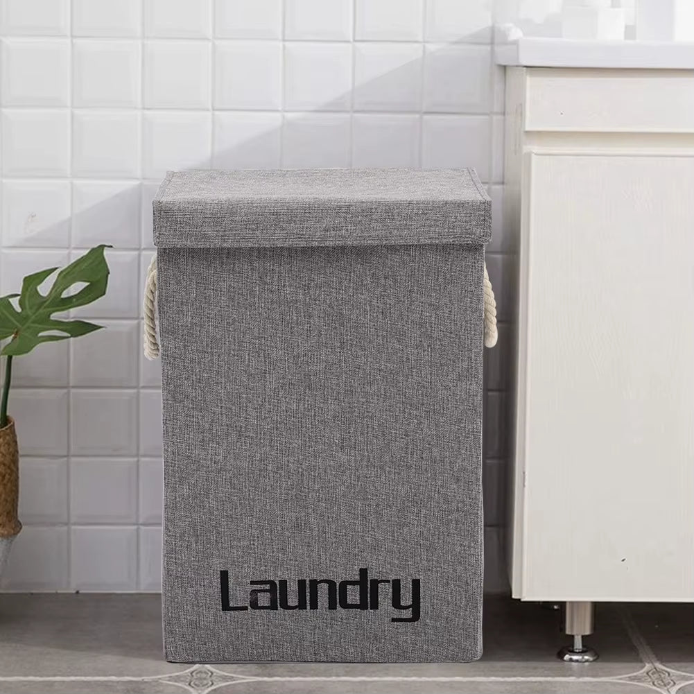 【】Basket Laundry Bin Household Storage Bin for Bedroom Camping Laundry