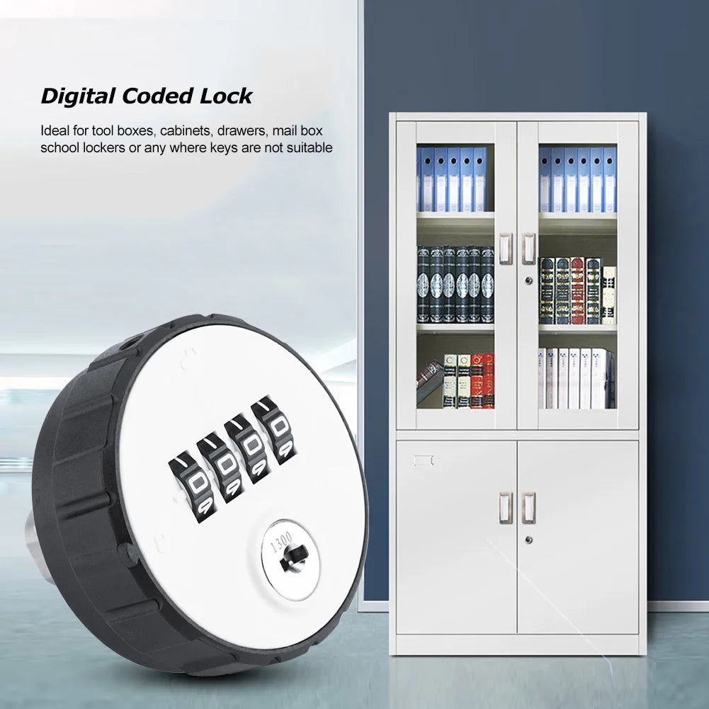 Cabinet Lock Zinc Alloy Lock Digital Zinc Alloy Combination Cam Cabinet Convenient Password Lock with Keys