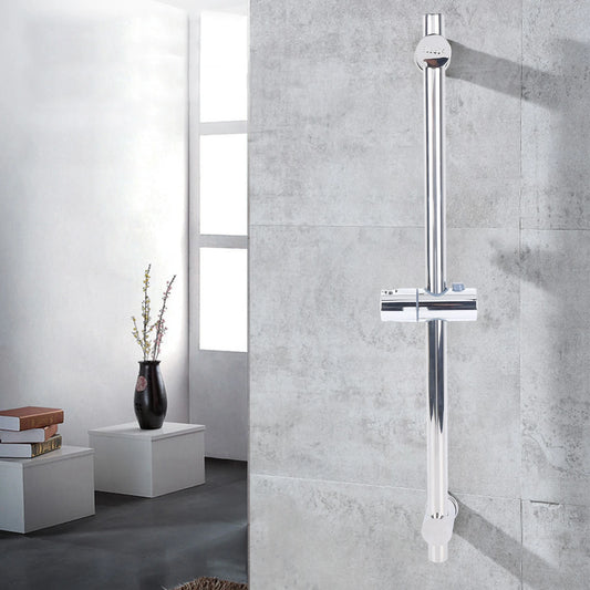 304 Stainless Steel Bathroom Tool 25.98 in Adjustable Sprinkler Lifting Rod Shower Slide Bar