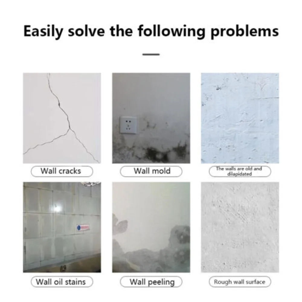 10 Pack Self-Adhesive Marble Tiles Sticker Stick on Wall or Kitchen Bathroom+
