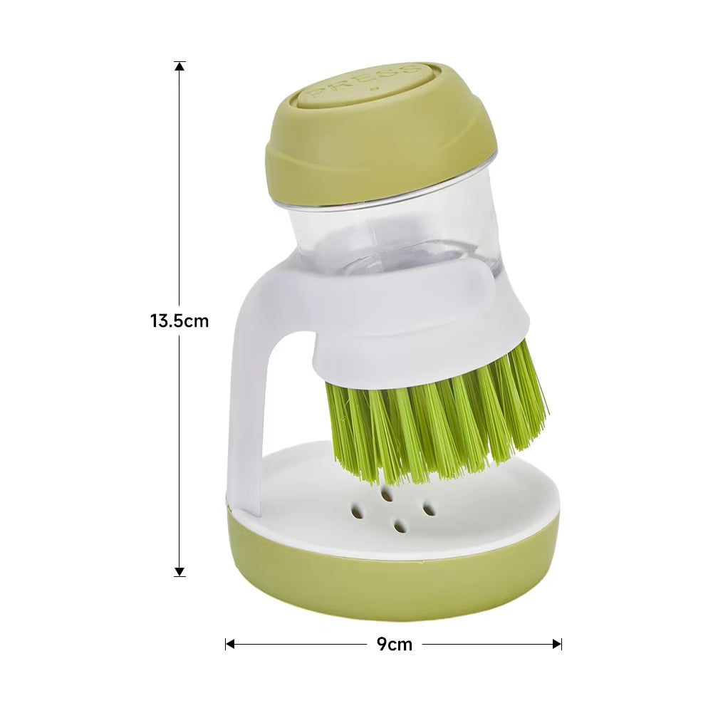 Dish Pot Brush with Soap Dispenser