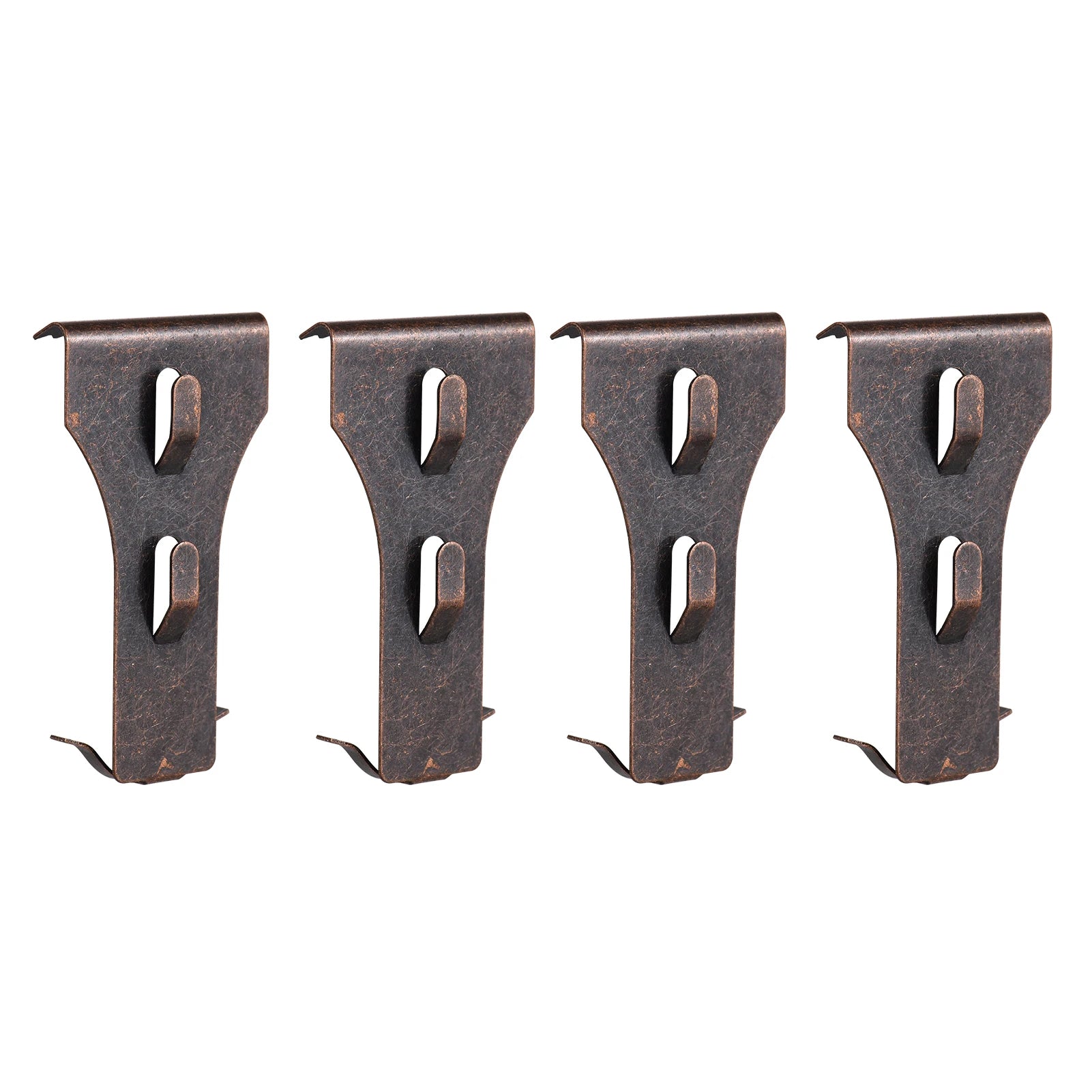 4PCS Brick Hook Clip Outdoor Hanging Hooks for 60-70Mm Brick in Height No Drilling Sliding Brick Hanger Clips